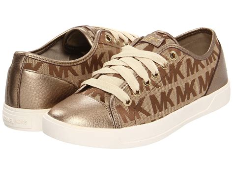 michael kors brown and gold sneakers|zappos Michael Kors sneakers.